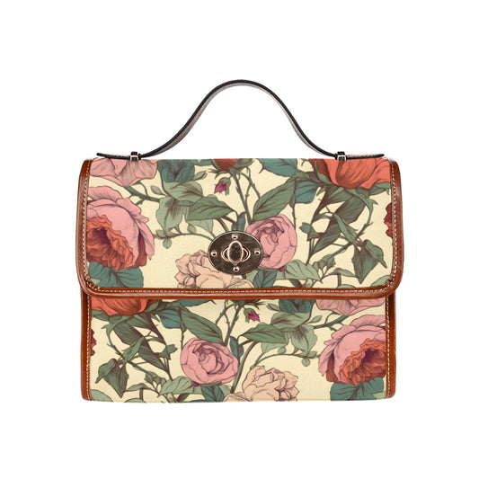 Retro Floral Satchel