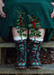 Holly Berry Combat Boots