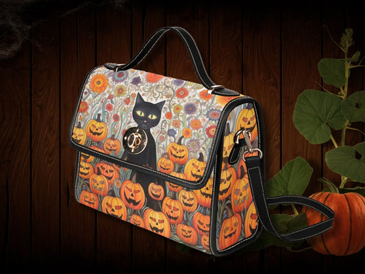 Pumpkin Cat Satchel