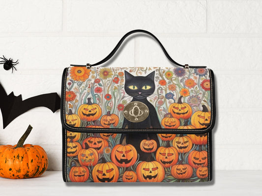 Pumpkin Cat Satchel