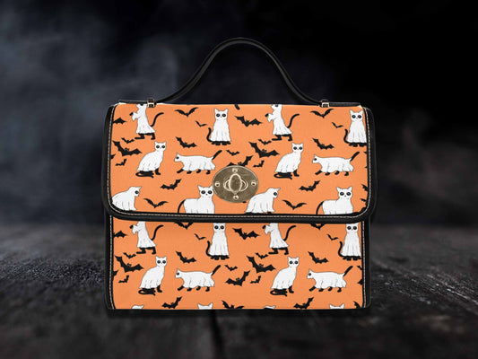 Black Cat Halloween Satchel