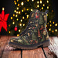 Christmas Decorations Combat Boots