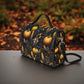 Canvas Halloween Bag October Crossbody Pumpkin Spice Gift for Witchy Lovers Weekender Bag Women Weekend Bag