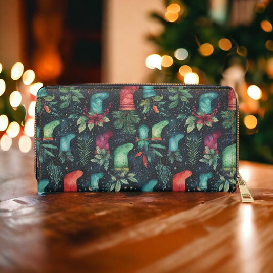 Cute Wallet, Christmas Wallet,Cottagecore Wallet, Vegan Wallet, Wallet Women Cute, Slim Wallet, Dark Academia, Credit Card Wallet