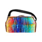 Colorful Rainbow Purse Art Crossbody Gift for Artist Weekender Bag Art Student Women Cute Toiletry Lunch Bag Maximalist School Bag Shoulder